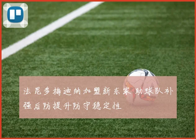 法昆多梅迪纳加盟新东家 助球队补强后防提升防守稳定性